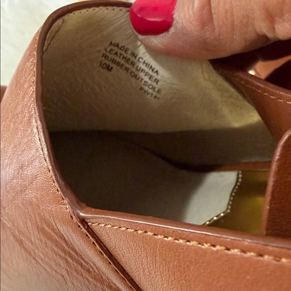 Michael Kors Brown Leather Mules Size 10 - Picture 10 of 10